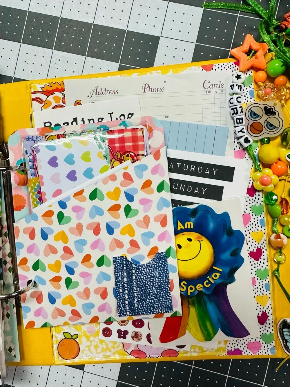 Handmade Furby Mini Trapper Keeper